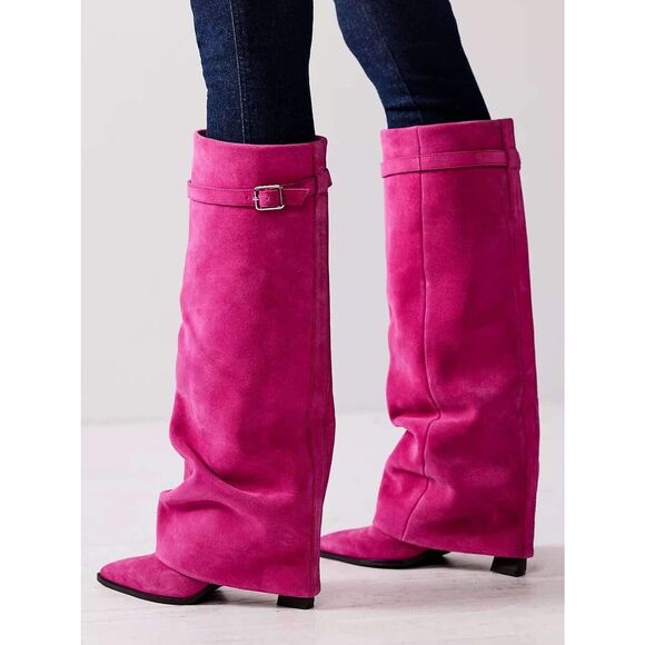 Free People Felicity Foldover Tall Boots